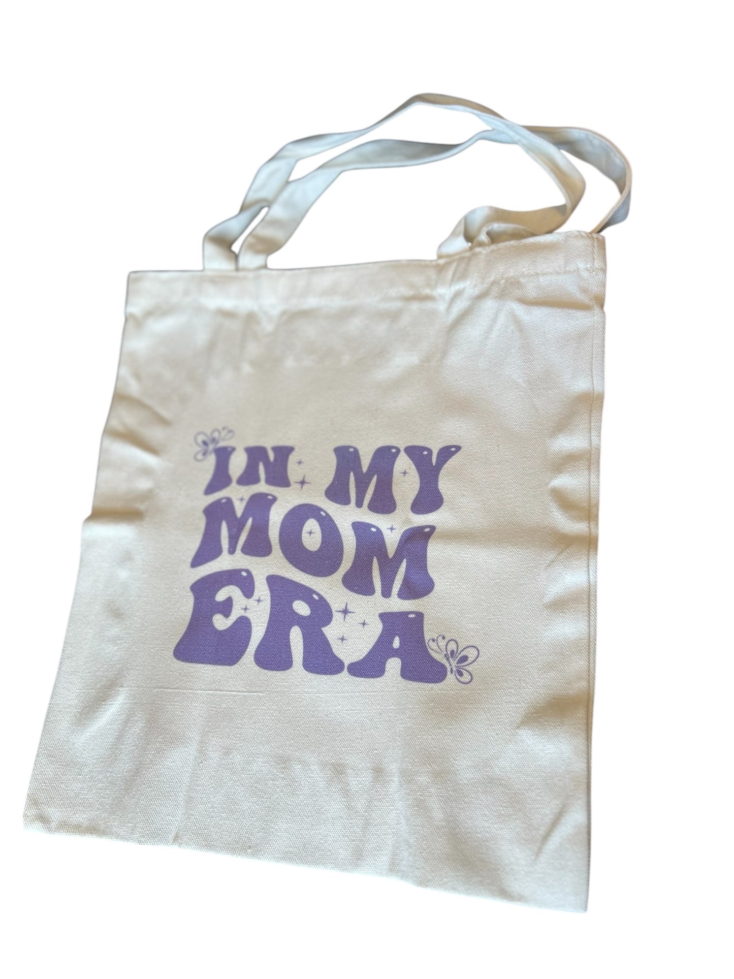 In my mom era Purple and Pink Tote bag (Bulk orders 10ct-80ct) (Copy)