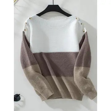 Cozy Olive and White Sweatshirt with buttons/ warm weather sweatshirt/ Cozy and warm sweater