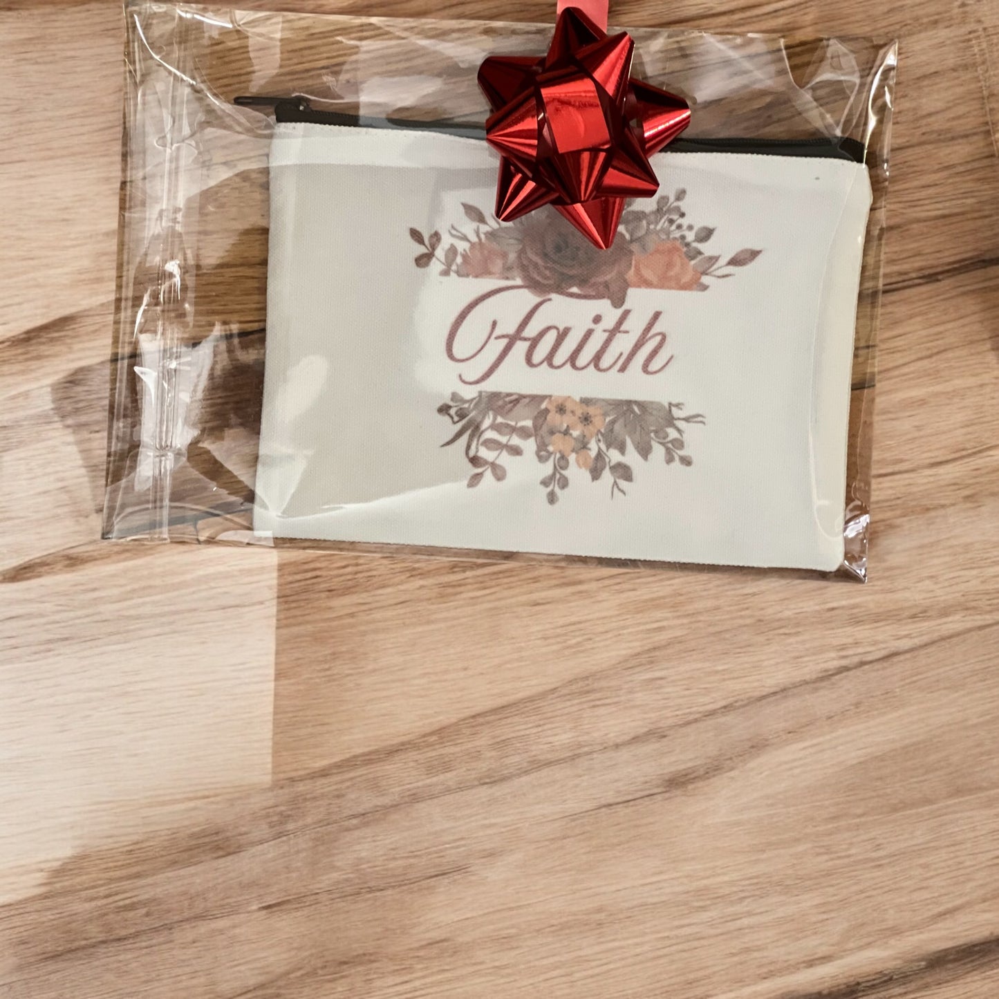 Personalized Canvas bag and small accessories bag gift set