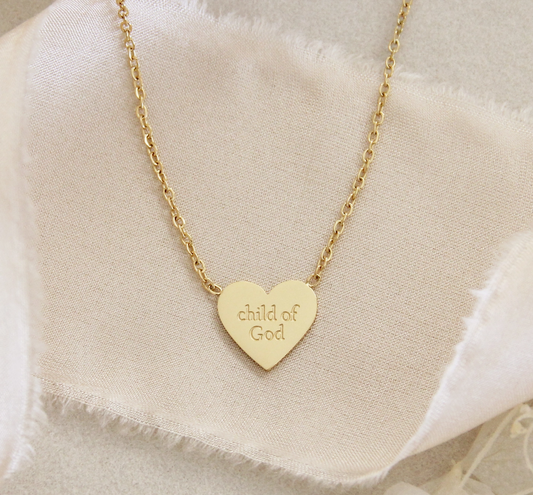 Child of God / Chosen Scripture Necklace by Love Story Collection