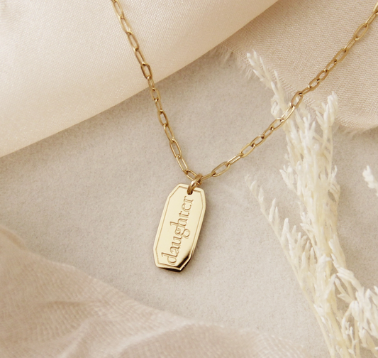Daughter Scripture Necklace by Love Story Collection