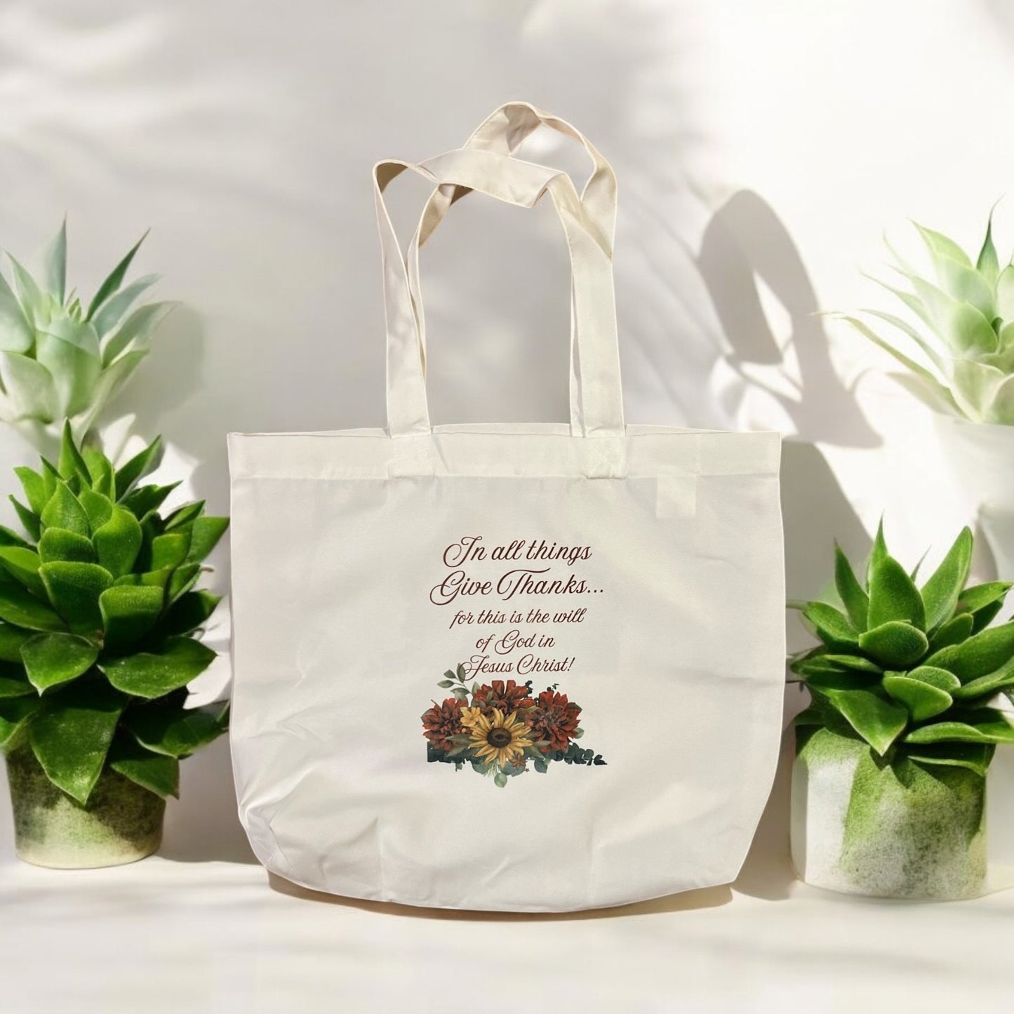Personalized Canvas bag and small accessories bag gift set