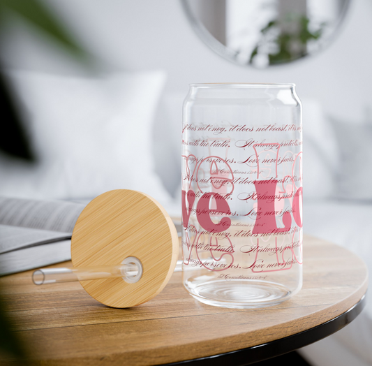 Love Glass Tumbler 1st Corinthians