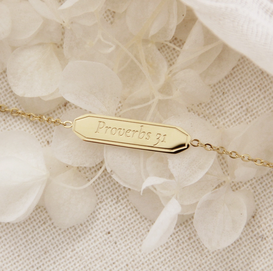 More Precious the Jewels Scripture Bracelet by Love Story Collection