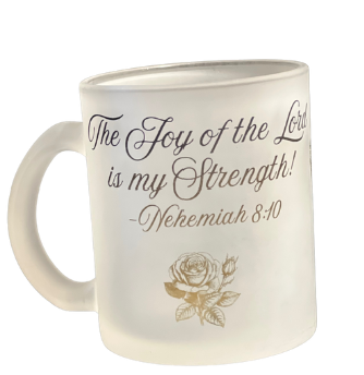 Personalized frosted mug gift set