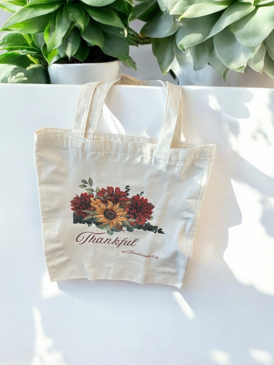1st Thessalonians 5:18 Tote bag (Bulk orders 10ct-80ct)